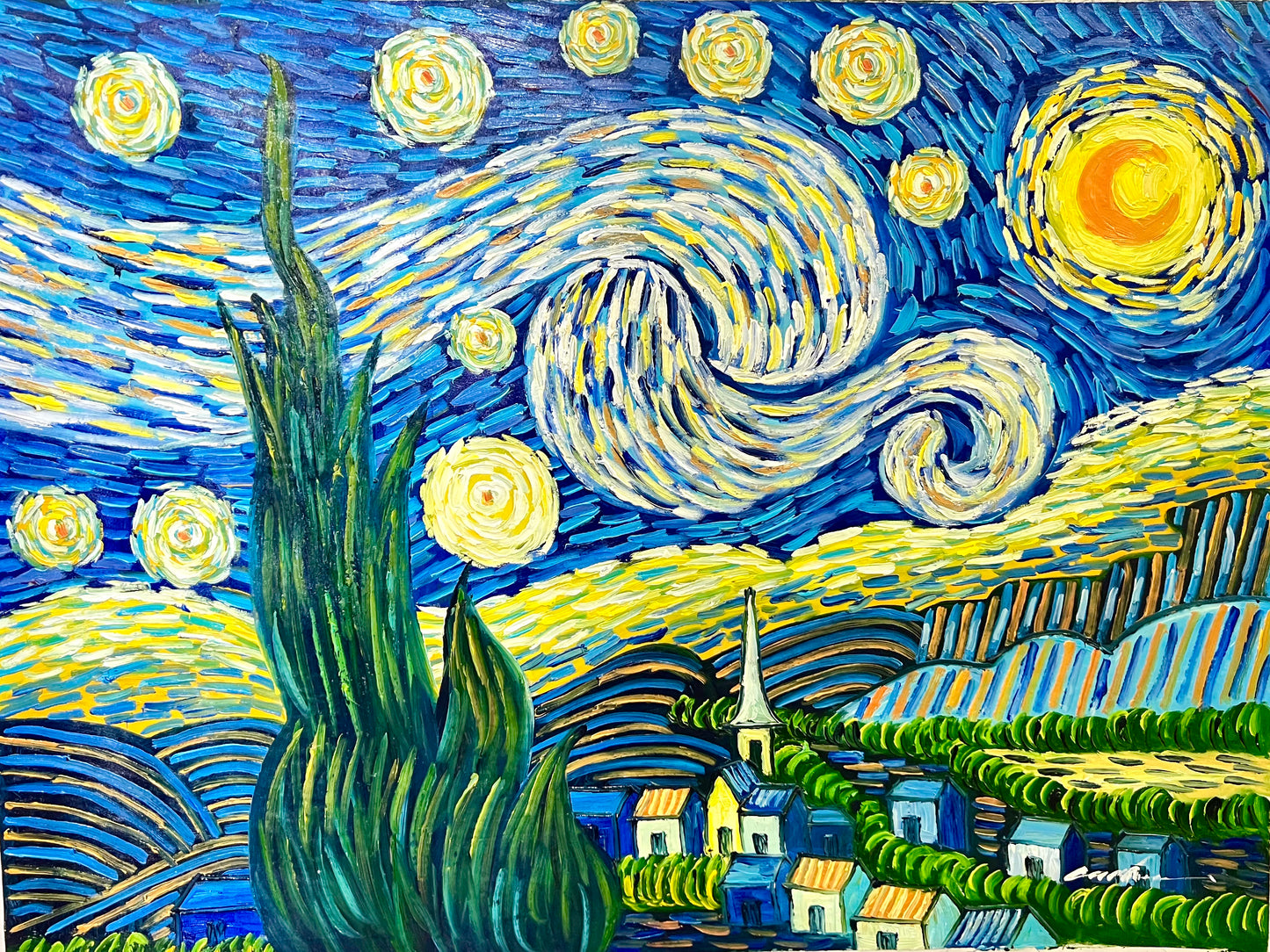 Starry Night 36 x 48