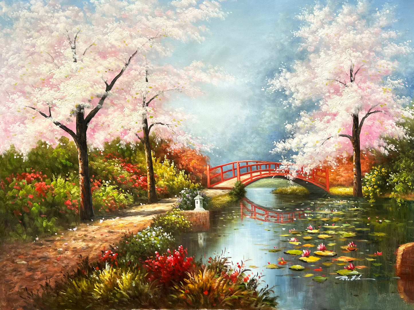 Japanese Garden 36 x 48