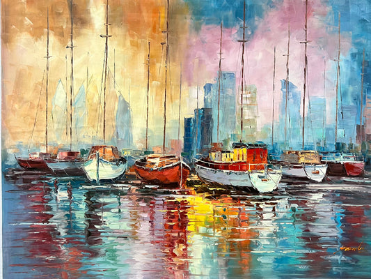 Peaceful Harbor 36 x 48