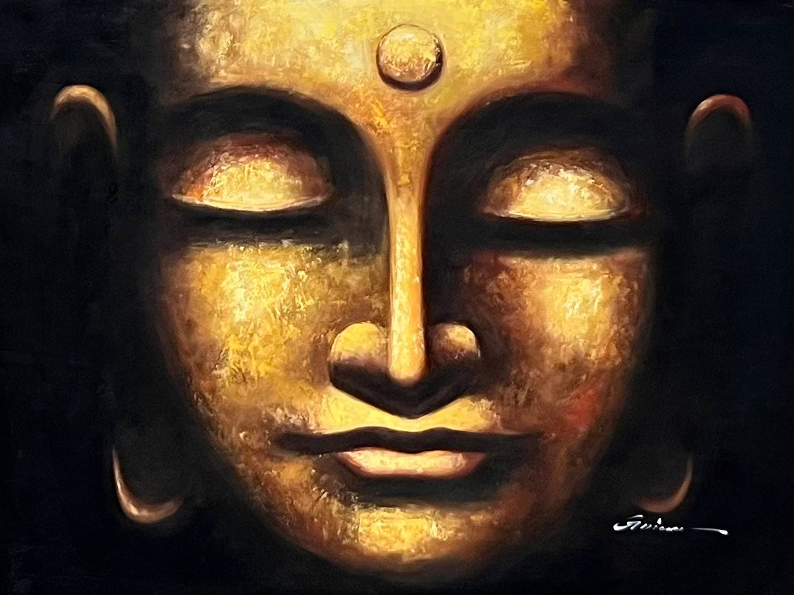 Meditative Buddha 36 x 48