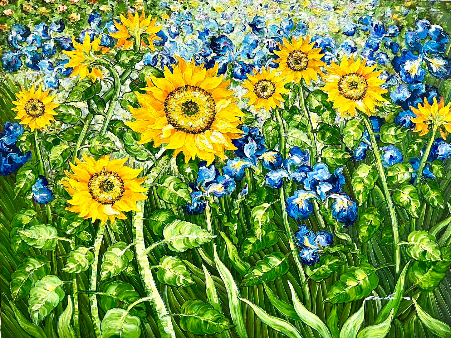 Sunflowers 36 x 48