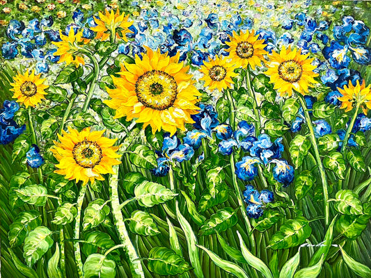 Sunflowers 36 x 48