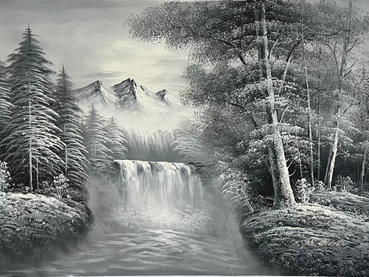 Black and White Landscape 24 x 36