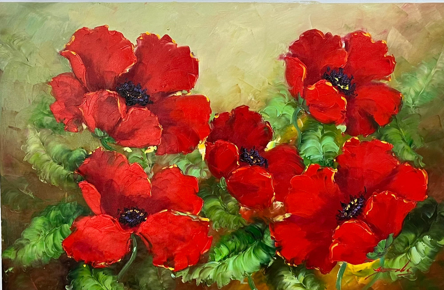 Red Poppies 24 x 36