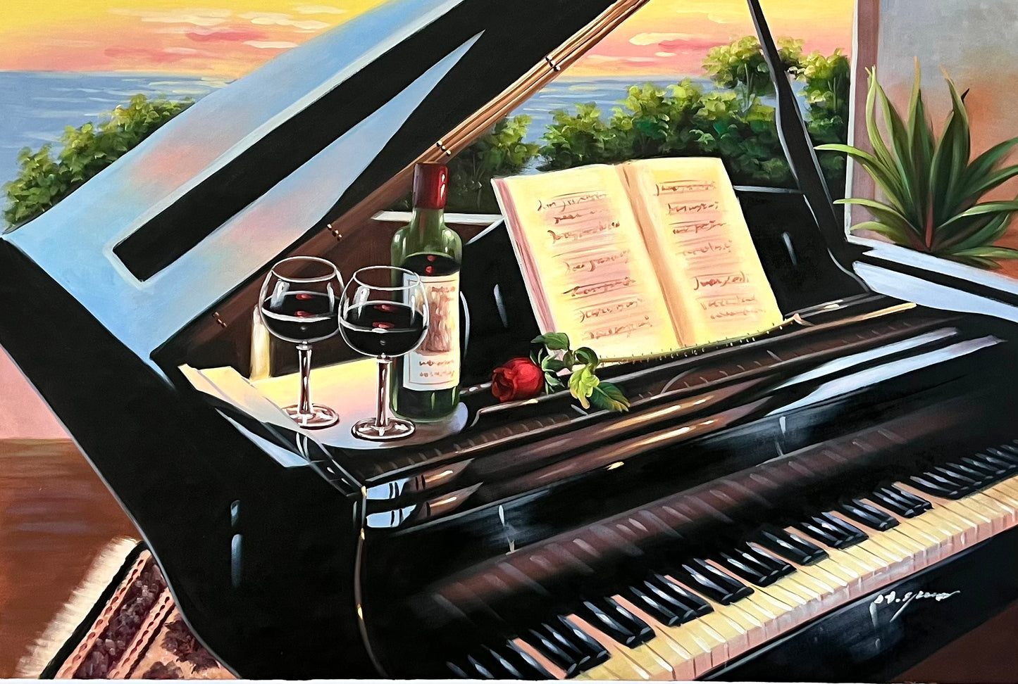 Classic Piano 24 x 36