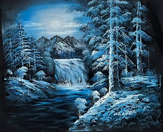 Blue Landscape 20 x 24