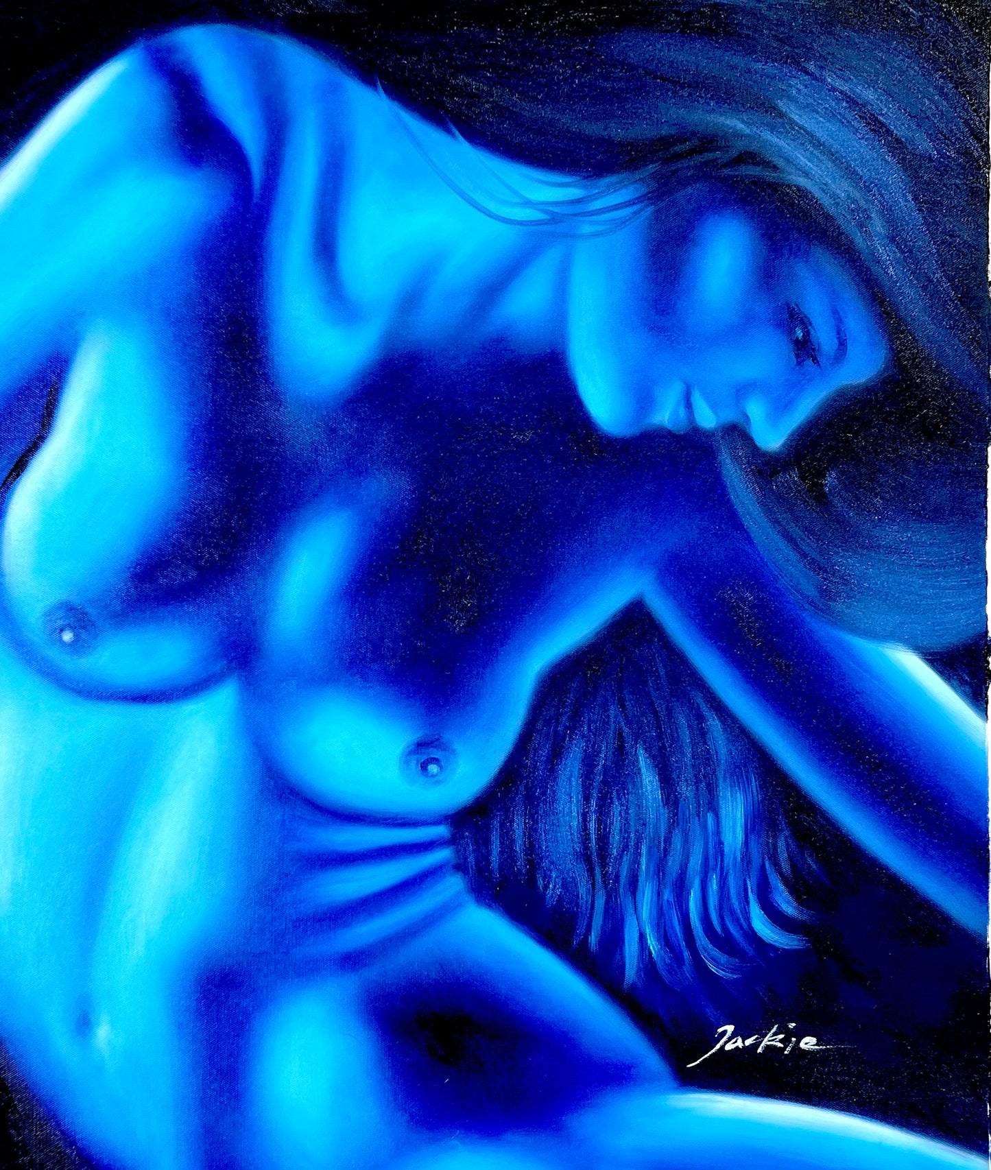 Blue Nude 20 x 24