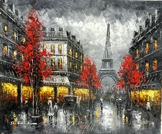 Black and White Paris 20 x 24